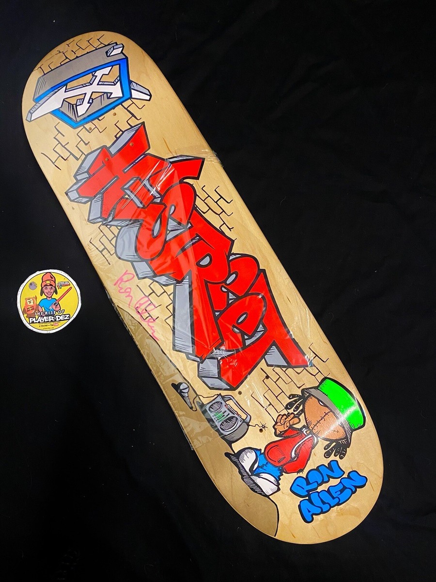 RARE SIGNED H Street Ron Allen MC Graffiti Skateboard Deck
