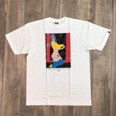 BAPE × Chinkame 10th Anniversary Art T-shirt White A Bathing Ape