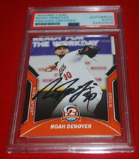 NOAH DENOYER Bowie Baysox signed 2022 Choice Sportscards card PSA/DNA COA