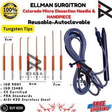 Ellman Surgitron Handpiece & Colorado Micro Dissection Needles Autoclavable CE