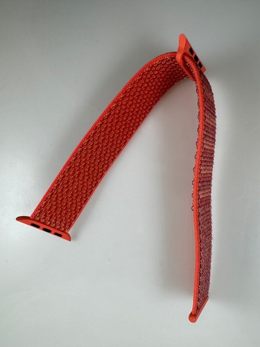Original Apple watch Series 10 9 8 Sport loop 44mm 45MM 46MM 49MM band Nectarine - Picture 7 of 13