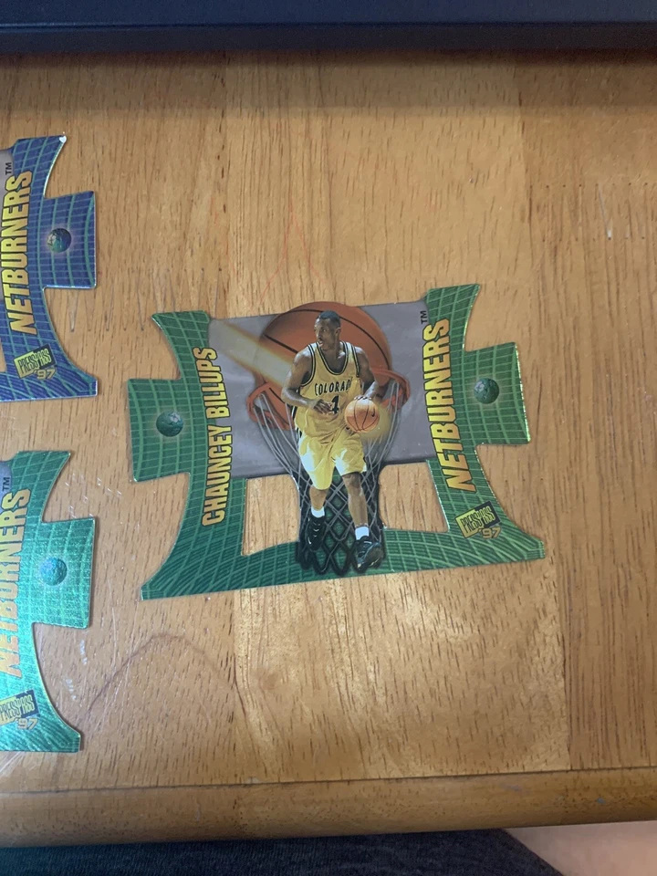 1997 Press Pass Netburners 2 Tim Duncan Keith Van Horn Chauncey Billups Lot - Image 4 of 4