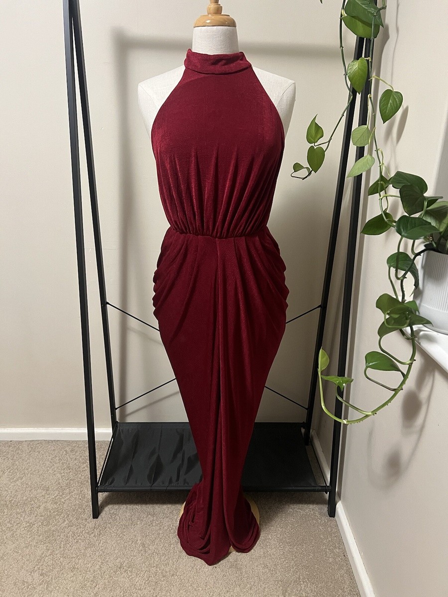 ❤️ SHEIKE Molten Maxi Dress Mulberry/Burgundy Size 12