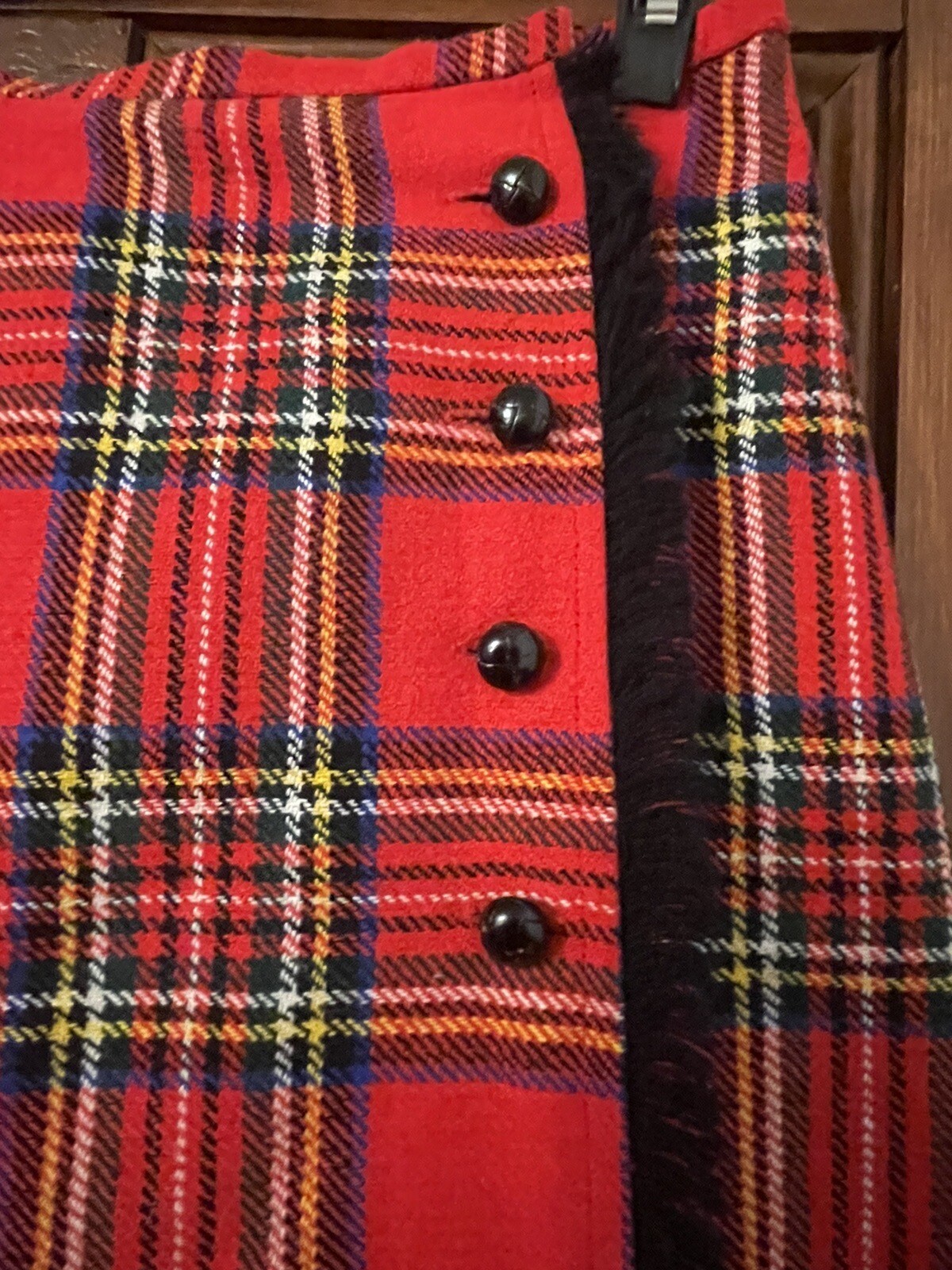 Ladies WINDSMOOR Red Tartan Shirt size 10/12 eBay