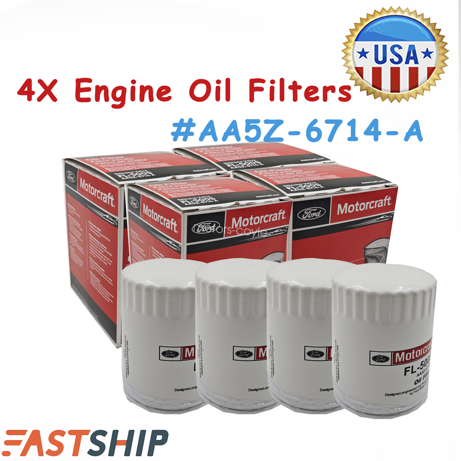 MOTORCRAFT FL500S cross reference oil filters
