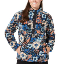 Hurley Ladies' Snap Plush Pullover, Size Medium