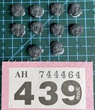 10 Cadian Heads Helmets Astra Militarum 40k Bits Guard Necromunda Militia