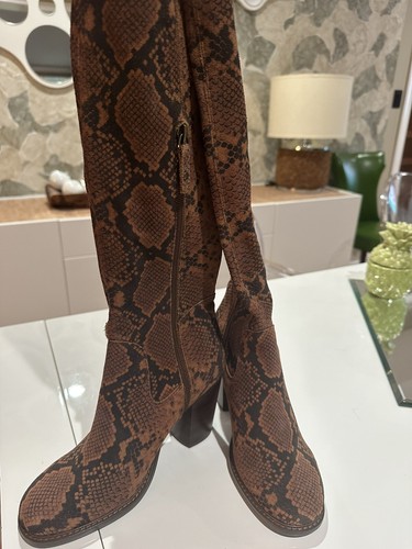 Kelsi Dagger OTK Over The Knee Boots Suede 8.5 WC Brooklyn Wide Calf - Picture 3 of 7