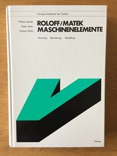 1987 Roloff/Matek Maschinenelemente & Aufgabensammlung & Tabellen