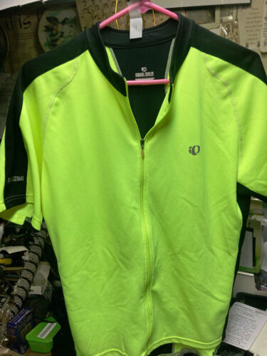 Pearl Izumi M Radfahren Trikot Strick Top Reißverschluss gelb/schwarz Rücken gebraucht