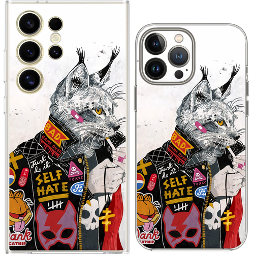 Funda Silicona Arte Autoodio Interior Fumador Gato Muerto/A Prueba de Golpes/MagSafe - Imagen 16 de 19