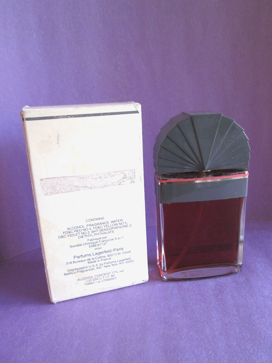 KL by Karl Lagerfeld Pure Perfume 50 ml Vintage New Tester Spray