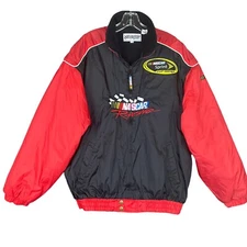 Checkered Flag Sports NASCAR Sprint Cup Series Jacket Men’s M Red Black Fleece