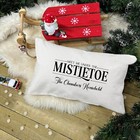 MISTLETOE CHRISTMAS CUSHION: Xmas Decor, Home, Family/Grandparents/Couples Gift