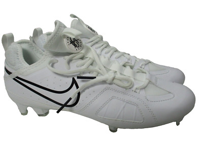 Nike Huarache 9 Varsity LAX Lacrosse Cleats FD0090-101 White Mens Sz 11