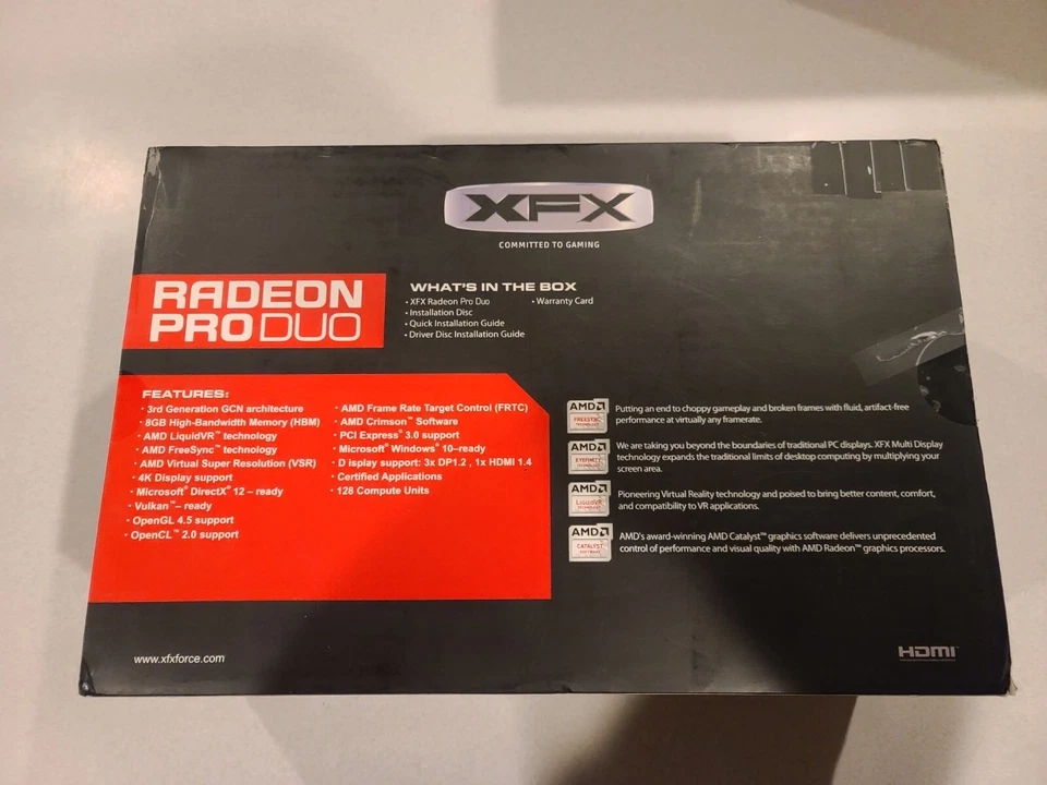 Radeon PRO Duo Dual GPU 8GB Liquid Cooled - Image 2 of 4