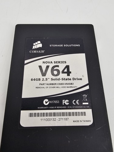 Corsair Nova Series V64 64GB 2.5" Solid State Drive - Picture 3 of 6