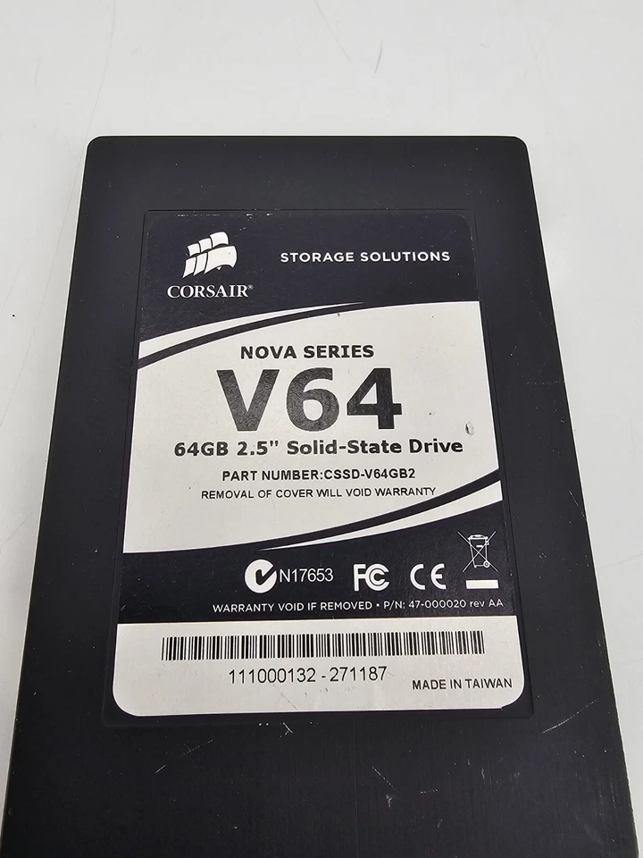 Corsair Nova Series V64 64GB 2.5" Solid State Drive - Image 3 of 4