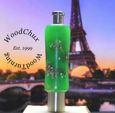 Pepper Mill Grinder Handy One Peppermill Pine Cones & Resin Handmade VIDEO 922a