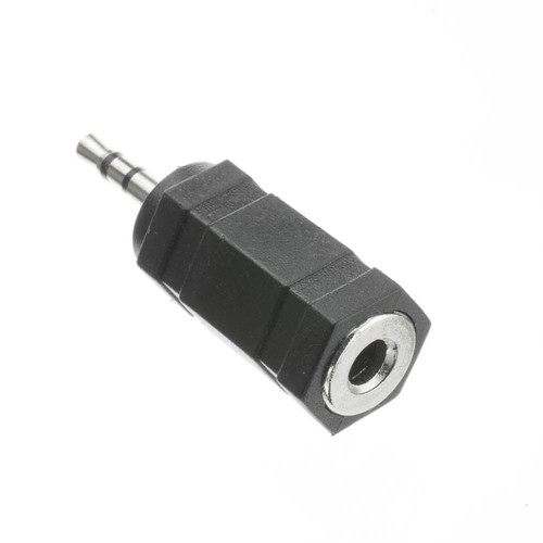 2.5mm Male to 3.5mm Female Audio Headphone Jack Adapter Converter - Picture 2 of 4