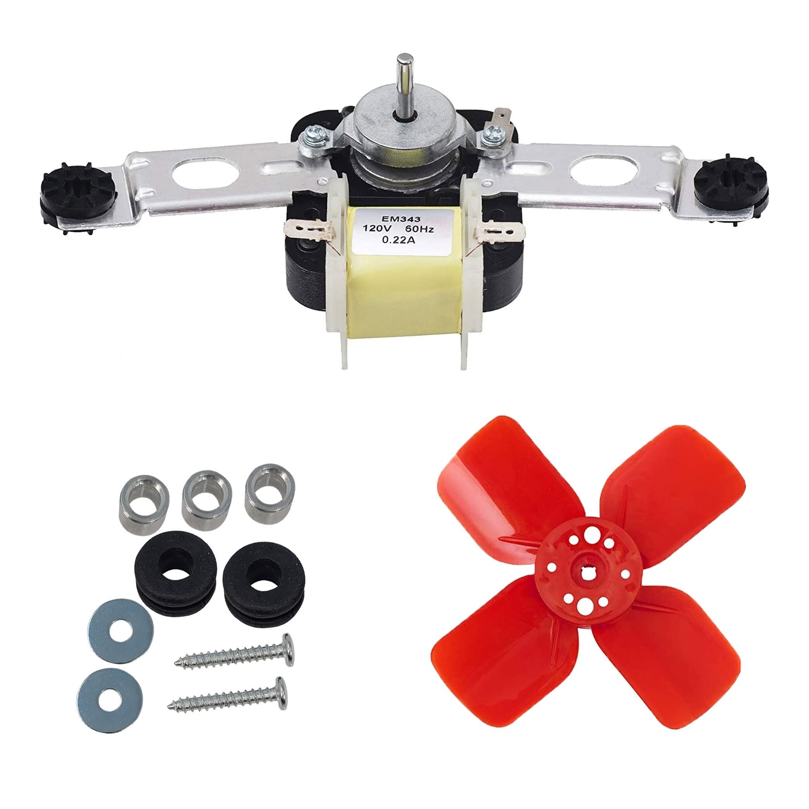 Evaporator Fan Motor for Refrigerator Replaces Whirlpool 482731 4318001 43891...