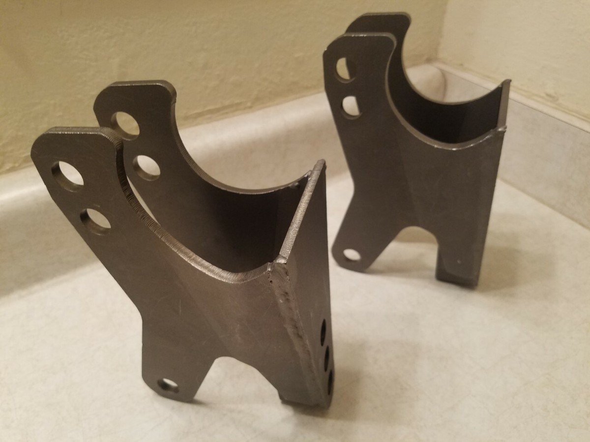 WELD ON PARALLEL 4 LINK SUSPENSION REAR AXLE BRACKETS COIL