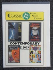 Classic Graphic Novels Catalog (1989) - DC Comics / Diamond Comic Distributors