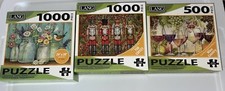 Lot Of 3 Lang Puzzles 1000 piece 500 piece