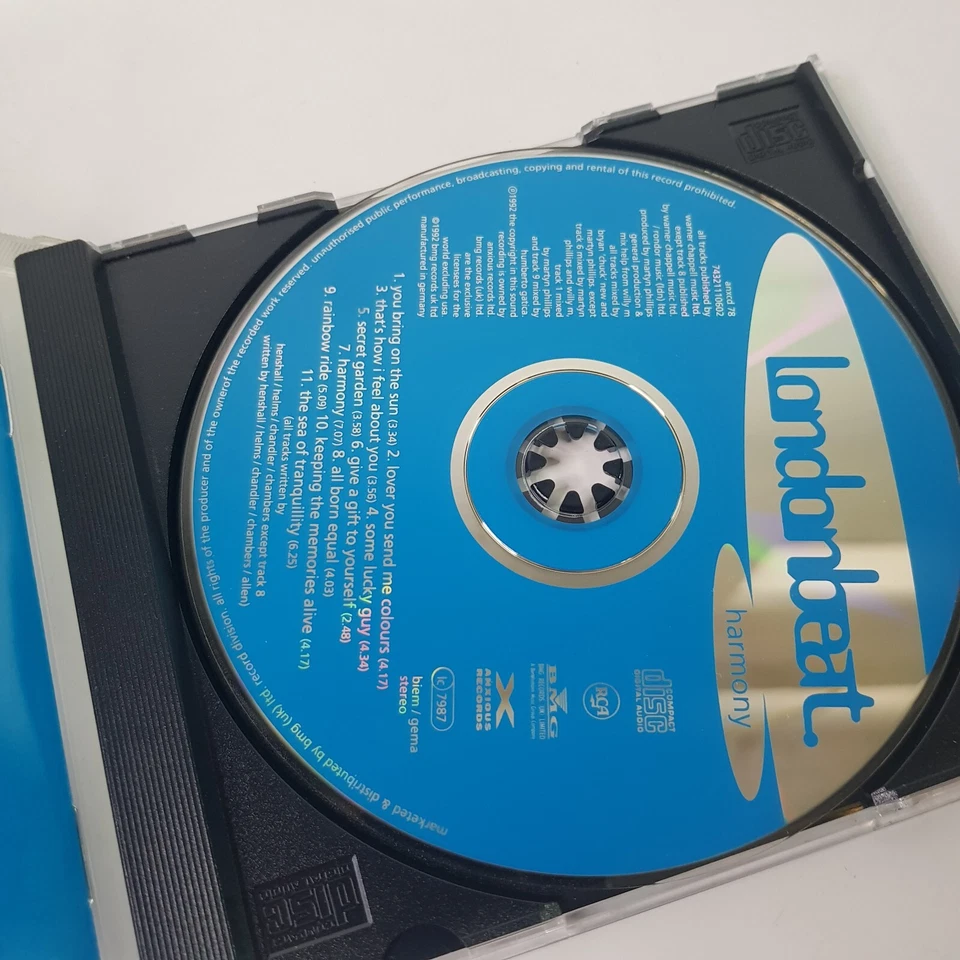 CD Londonbeat Harmony You Bring On The Sun Thats How I Feel About You 1992 Foto 4 de 4