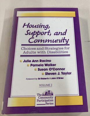Housing, Support, and Community Vol. 2 SC 1992 Brookes Publ Ex lib Good
