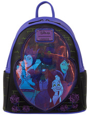 NEW Disney Villains Exclusive Stained Glass Glow Mini Backpack Maleficent & more