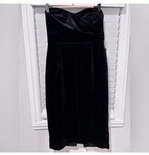 Express Black Strapless Dress Size Medium