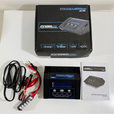 ProTek RC Prodigy 610ez AC/DC Charger Black 100W 10A PTK-8522 LiPo LiHV