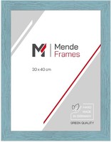 Mendeframes Bilderrahmen H750 Massivholz 10X15 Cm Blau Kunstglas