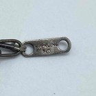 Sterling Silver 925 Boho Jewelry Lot Peace Sign Bead Necklace Hoop Earrings 3pc — photo 6