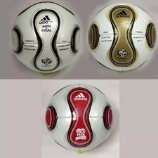 Adidas Teamgeist 2006 Germany FIFA World Cup Ball Size 5 Lot of 3 Red Gold Black