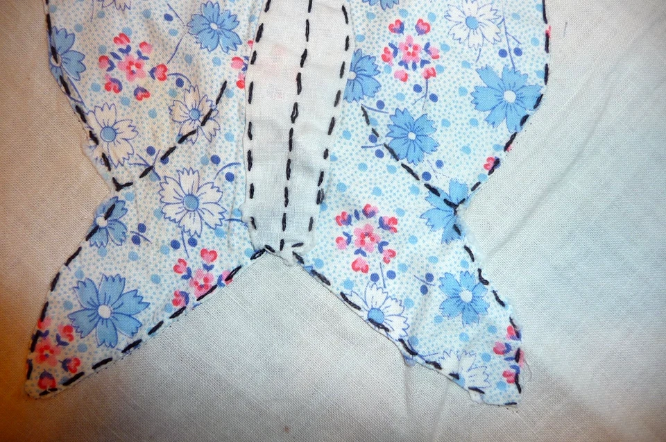 Bloque de edredón mariposa vintage años 30 10,5 x 10,5 pulgadas Foto 3 de 4