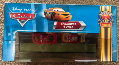 World of Disney Pixar Cars Speedway, Racing 4-Pack Race Chase Gift