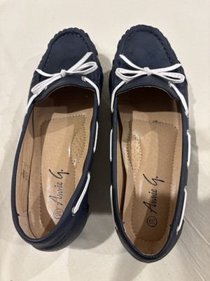 ANNIE COMFORT ALABA Blue SHOES Size 6.5 Women's