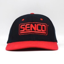 Senco Tool Company Logo Embroidery Cap 2 Tone Black Red 90S