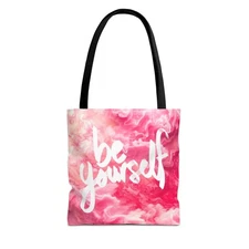 Motivational Quote Tote Bag - Inspirational Carryall, Positive Affirmation
