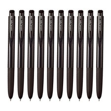 Uni Ball Signo RT1 10 Pack Gel Pens Black 0.38mm Extra Fine Point Smooth Writing