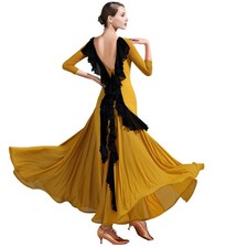 Fashion Dance Floor Modern Dance Skirt National Standard Dance Practice Dress