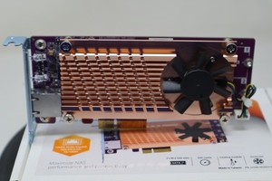 QNAP QM2-2S10G1TA PCIe Expansion Card - Used, Good Condition