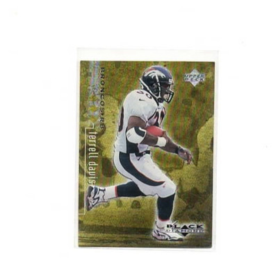 1998 Upper Deck Black Diamond TERRELL DAVIS #26 Triple Gold /1500 Broncos