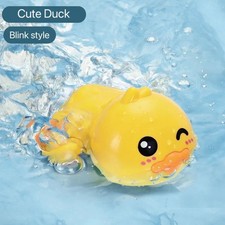 1pc Kids Duck Bath Toy Parent Child Interactive Bathroom Swimming Play Toy
