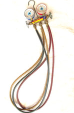 Yellow Jacket Testing /Charging Manifold Gauge Set w/Hoses. R-134a, R-404a, R507