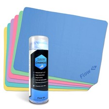 Flow Swim Chamois Towel - 26" x 17" Aqua Aqua