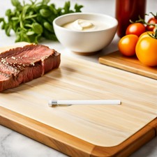 2Pcs White Thermometer Probe Case with Clip for Oven and Bbq Temperature Probes