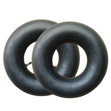 2 Pack of 15x6.00-6" Inner Tubes with Bent Valve Stem For Lawn 15x6.00-6 TR87